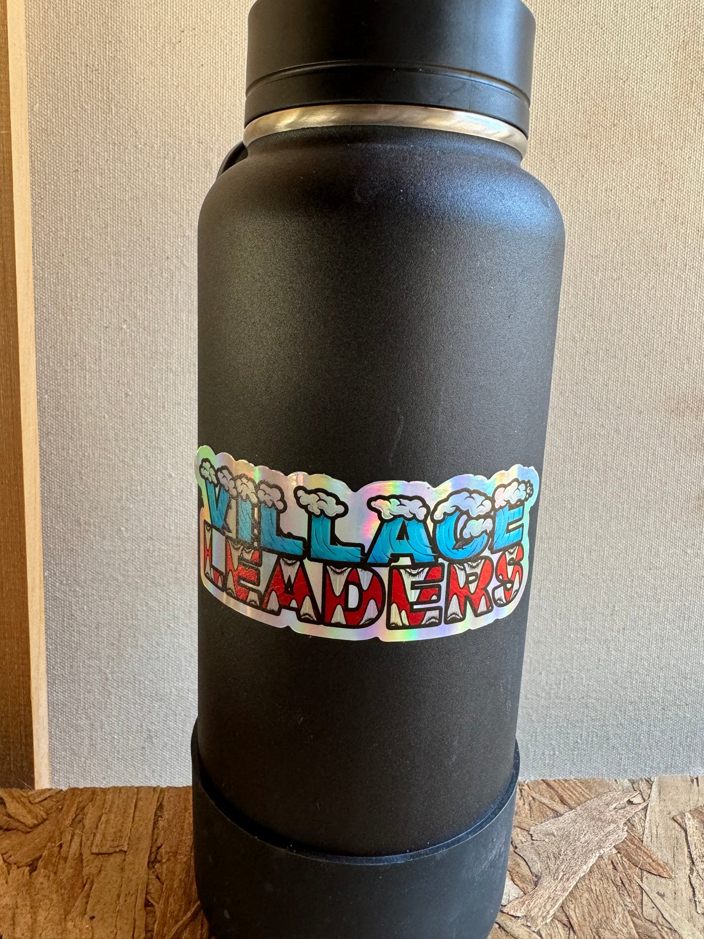 Shark Themed Holographic Sticker